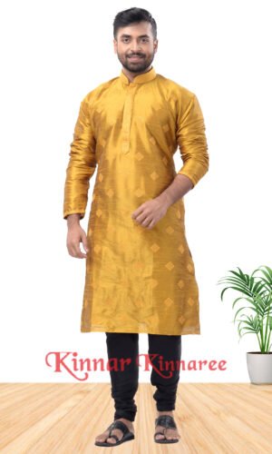 Fancy Dupion Silk Panjabi And Silk Paijama