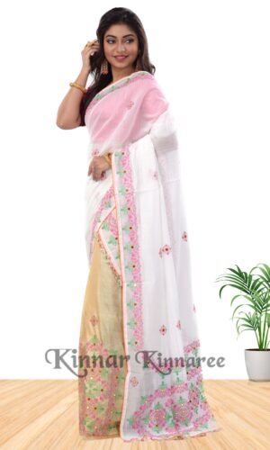 Tasor Silk Worked Mekhla Chadar Set